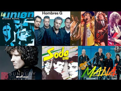 Grandes Éxitos del Rock en Español | Caifanes - Maná - Enrique Bunbury - Soda Estereo - Hombres G