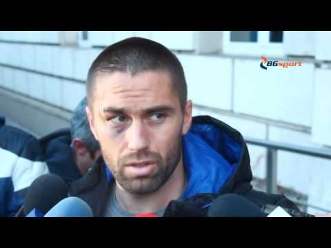 Plamen Krumov speaking after PFC CSKA Sofia - PFC Levski Sofia 15 3 2014