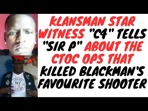 Listen "C4" Talk How Klansman KlLLER  "Suss" Head Buss Wide Open And Splash Pon Him