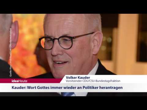 ideaHeute vom 20 10 16 - Verfolgung - Ev. Allianz-Vertreter im Bundestag - Rettung