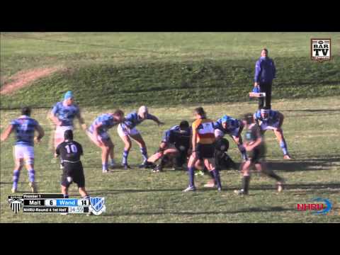 NHRU Round 4 - Maitland Blacks v Wanderers Highlights