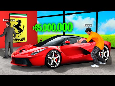 RUBO TUTTE LE FERRARI DAL CONCESSIONARIO SU GTA5!!