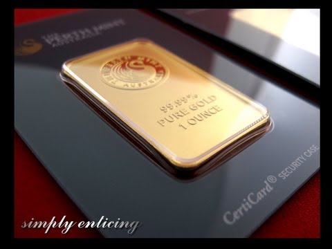 Perth Mint 1 oz Gold Bars
