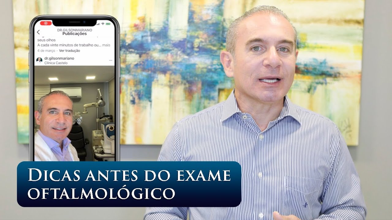 Dicas Antes do Exame Oftalmológico