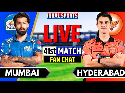 🔴Mumbai vs Hyderabad Live Match, IPL 2026 Fan Chat | MI vs SRH Live | Live Cricket Match Today