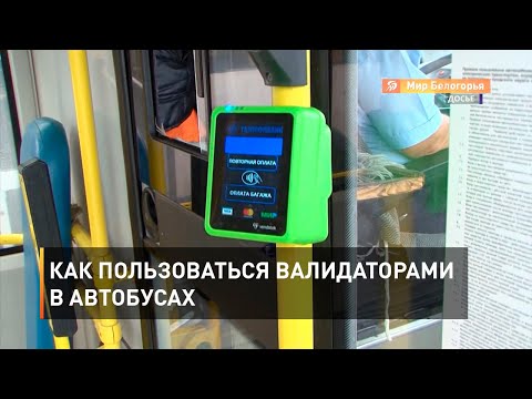 Валидаторы в автобусах: подробная инструкция