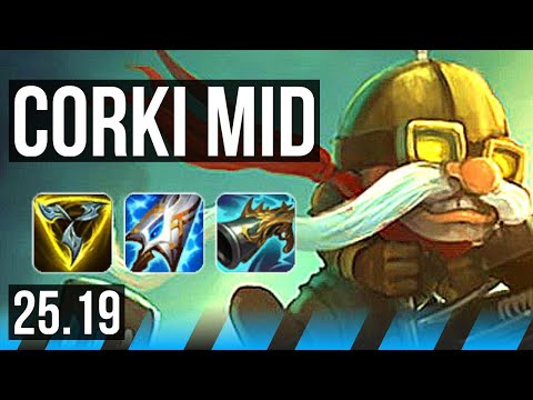 CORKI vs SYLAS (MID) | Comeback, 46k DMG | KR Master | 25.19