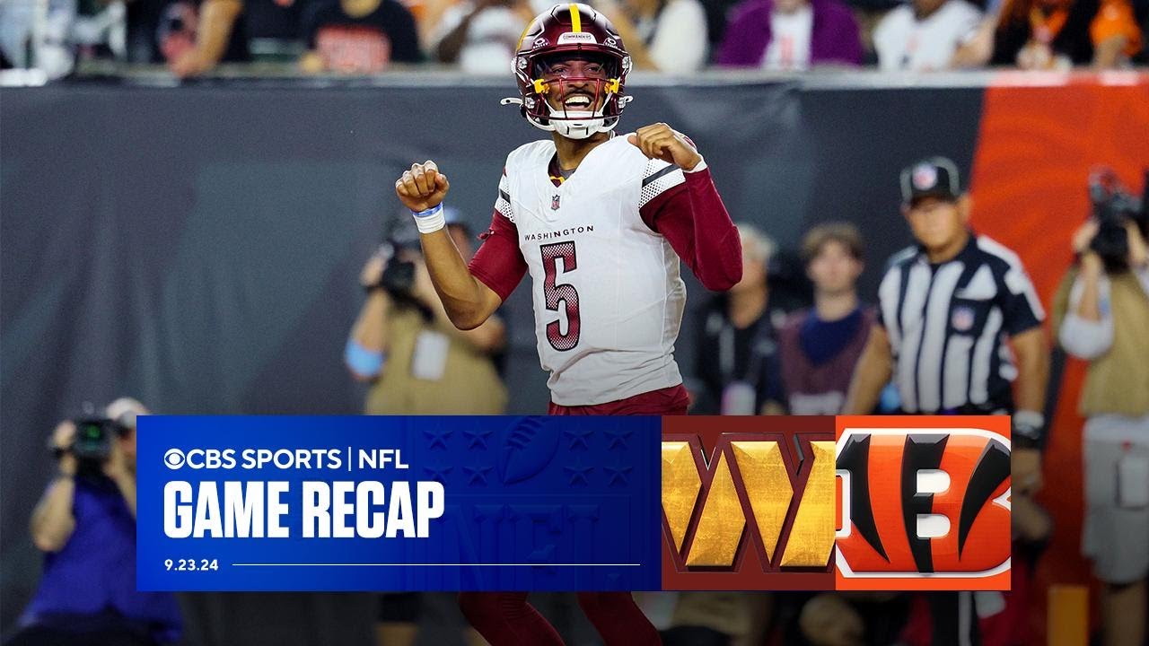 Jayden Daniels TOPS Joe Burrow as Commanders defeat Bengals on the road | Game recap