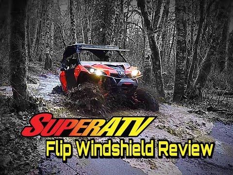 Super Atv Flip up windshield Review