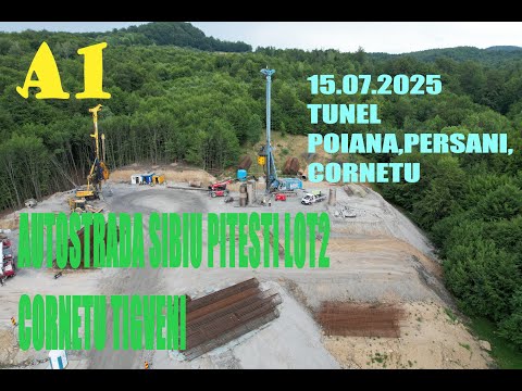 Autostrada A1 Sibiu Pitești lot3 Cornetu Tigveni 15 07 2025 #autostrada