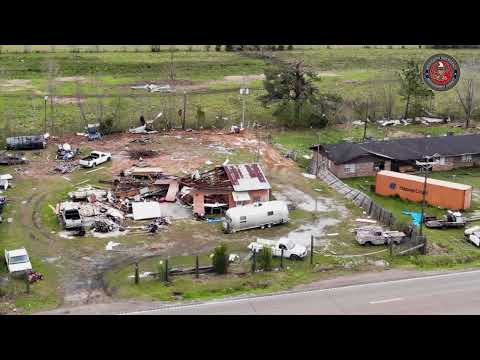 Storm Damage  in Newton County, Mississippi  on April 5, 2022