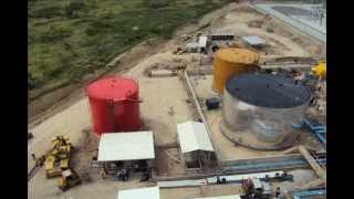 preview picture of video 'Tanques de almacenamiento Termoeléctrica de Santa Elena'