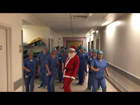 NHSGGC - QEUH Renal Transplant Theatres do the slosh!