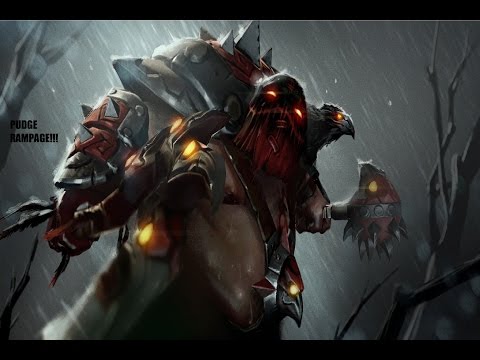 Dota 2 - Pudge Rampage!