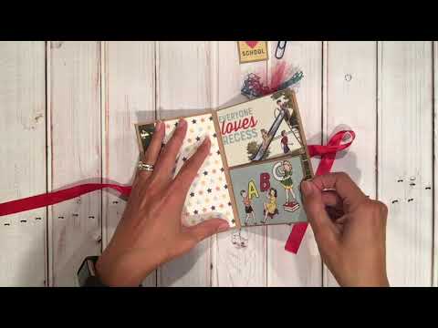 A 'Scholastic' One Page Mini Album **SOLD**