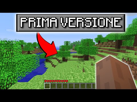 I played the FIRST version of Minecraft. It was weird...