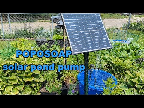 POPOSOAP solar fountain build