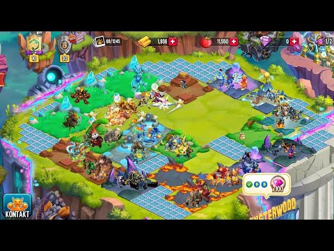 Monster Legends LV.30 und Habitate umgestellt