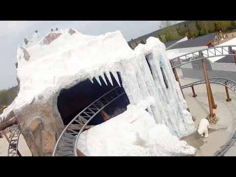 Video: Polar X-plorer POV Front Seat Roller Coaster Onride Legoland Billund Denmark — Legoland Billund Resort in Billund