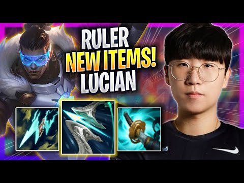 RULER TRIES LUCIAN WITH NEW ITEMS! - JDG Ruler Plays Lucian ADC vs Kai'sa! | Season 2023