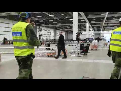 Swedish military helps to rebuild Conference Center into Corona hospital