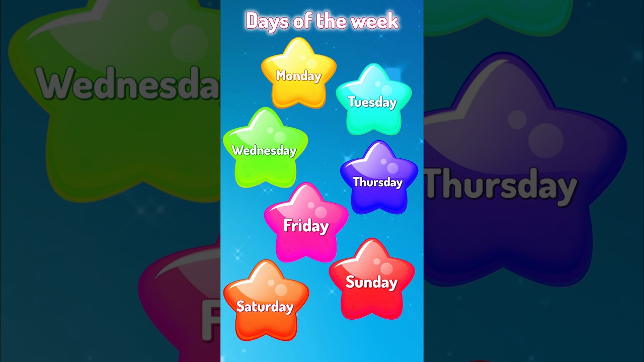 Weekdays song ||week song ||days of the week in english #kindergarten #staylittlechannel