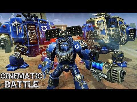 ONLY DREADNOUGHTS: Ultramarines vs Chaos! - Astartes Mod | Warhammer 40K: Dawn of War 2: Retribution