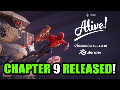 Blender animation course Alive! chapter 9 released