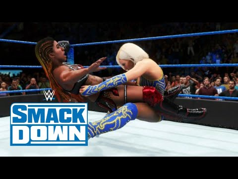 WWE 2K20 Smackdown Ember Moon vs Lana: May 15, 2020