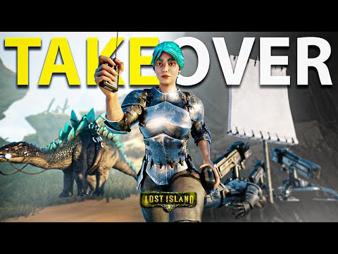 How We RAIDED And CLAIMED The Most Hidden Cave On Lost Island - ARK