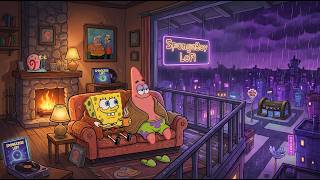 【Cozy Evening】 Time to unwind and breathe 🌙 ~ SpongeBoy Lofi for Sweet Dreams 💤