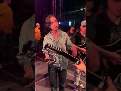 Natanael Cano Cantando "Estilo Gatsby" En SoundCheck de Concierto 2023 #shorts #corridos #viral #230