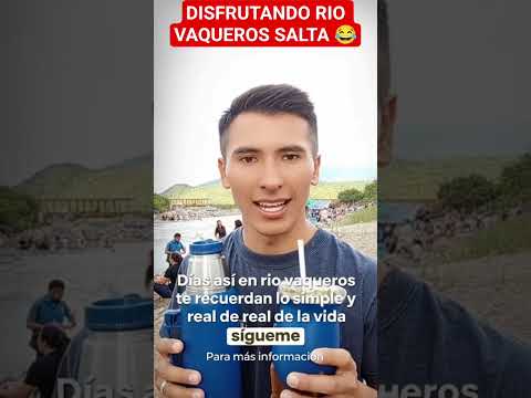 Disfrutando del río vaqueros salta Argentina#disfrutando #rio #vaqueros #salta #argentina #viral