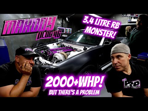 R34 GT-R 3.4L RB Making Over 2000+WHP!