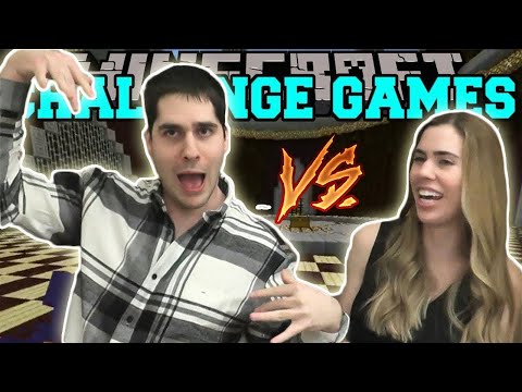 PopularMMOs Pat and Jen Minecraft: POPULARMMOS VS GAMINGWITHJEN CHALLENGE GAMES - Lucky Block Mod