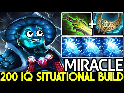 MIRACLE [Storm Spirit] 200 IQ Situational Build Carry Hard Game Dota 2