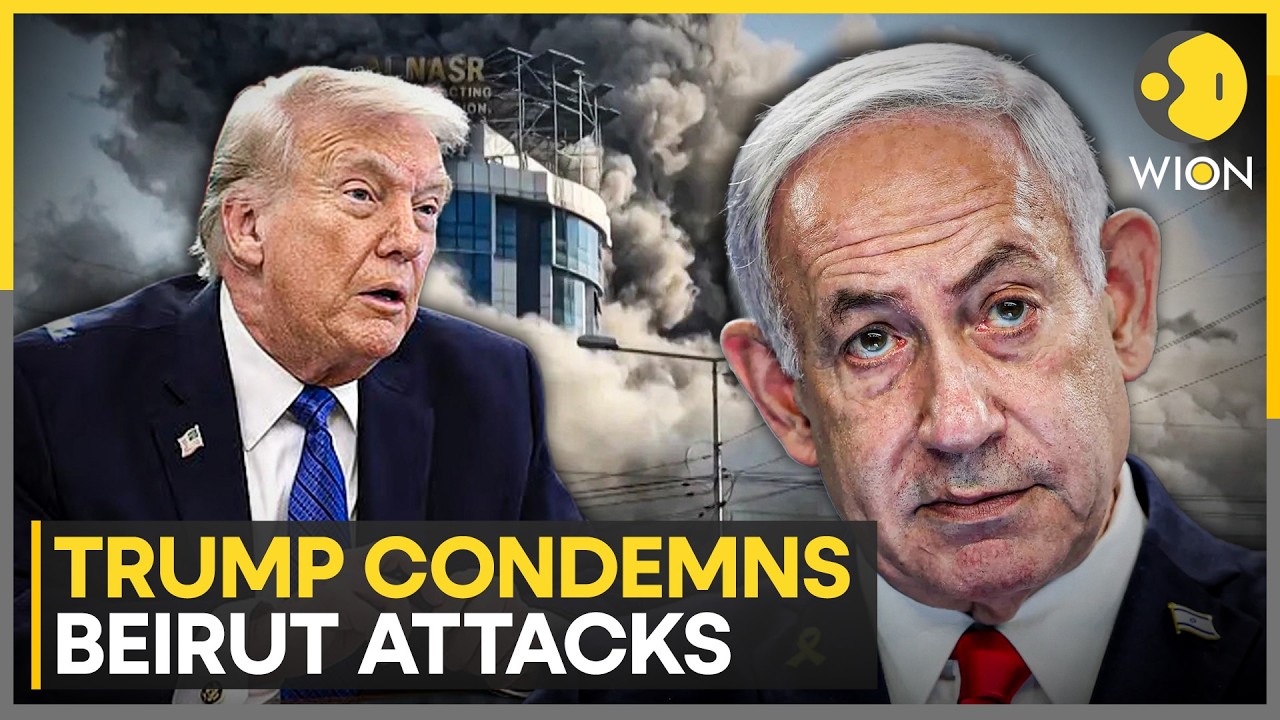Israel Strikes Lebanon: Trump Criticises Israeli Attack | WION News