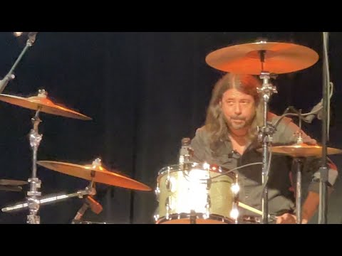 Watch Dave Grohl Rock Out On Drums To Nirvana's 'Smells Like Teen Spirit' During Impromptu Moment On His Book Tour