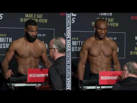 UFC 235 Weigh-Ins: Tyron Woodley, Kamaru Usman Make Weight - MMA Fighting