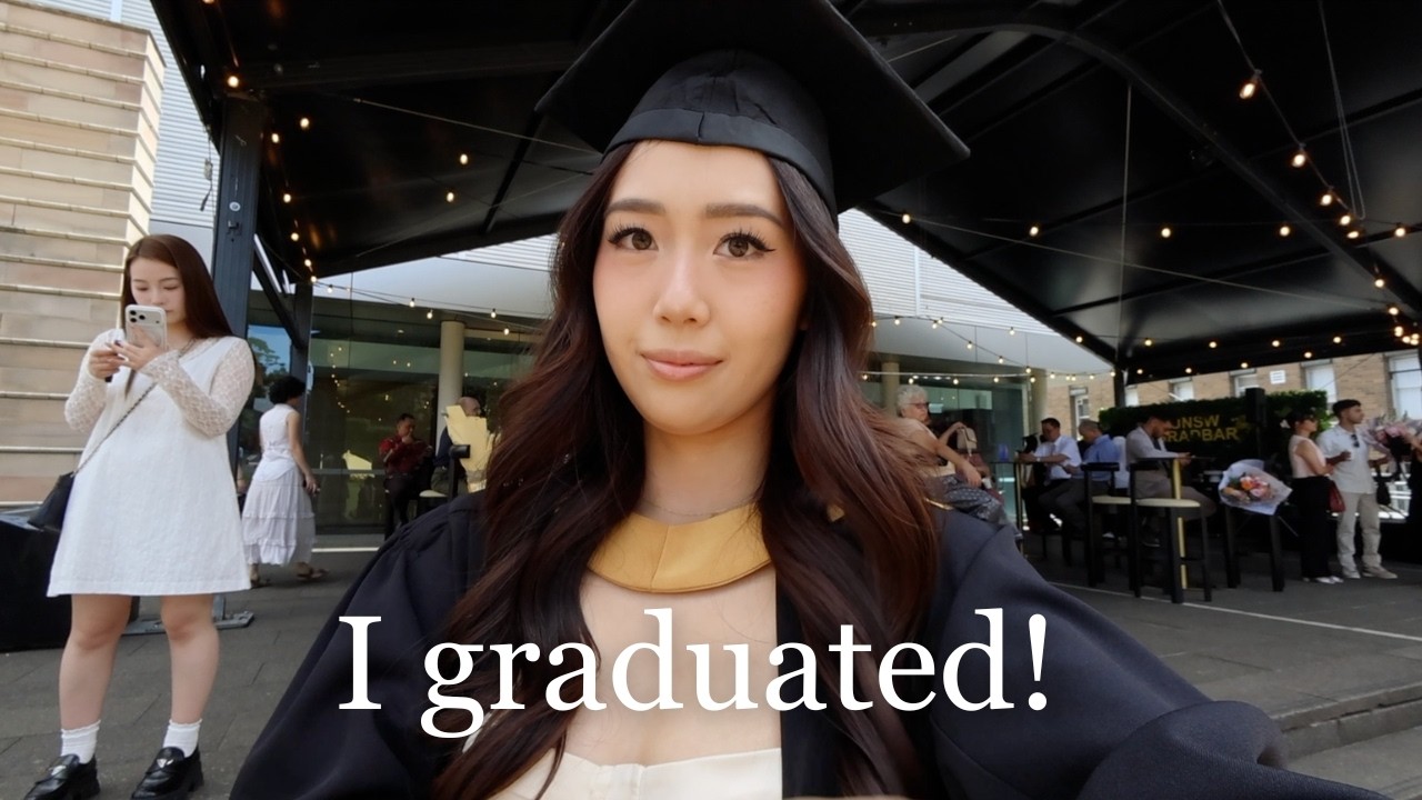 Graduation day! I finally finished my university degree 🎓