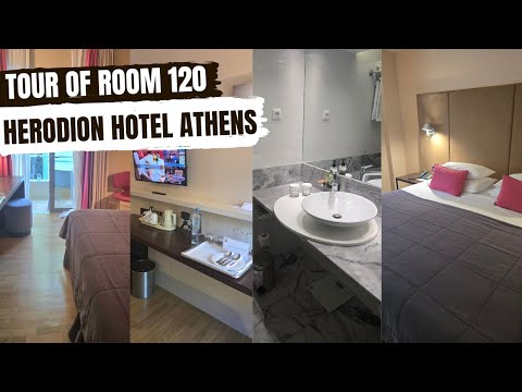 Tour of ROOM 120 at THE HERODION HOTEL in ATHENS, Greece - June 2025