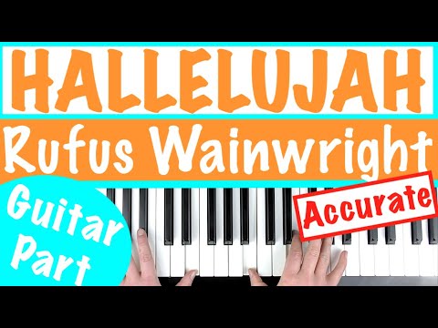 How to play HALLELUJAH - Rufus Wainwright (Leonard Cohen) Piano Tutorial