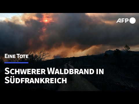 Schwerer Waldbrand in Südfrankreich – eine Tote | AFP