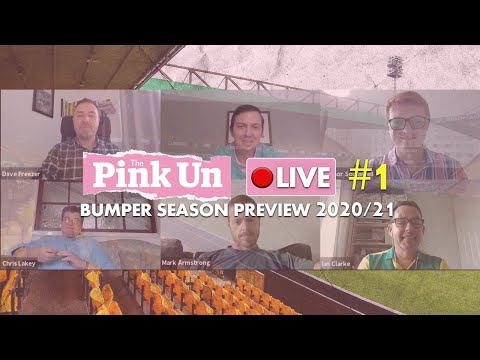 The Pink Un Live #1 - The Bumper 2020/21 Season Preview