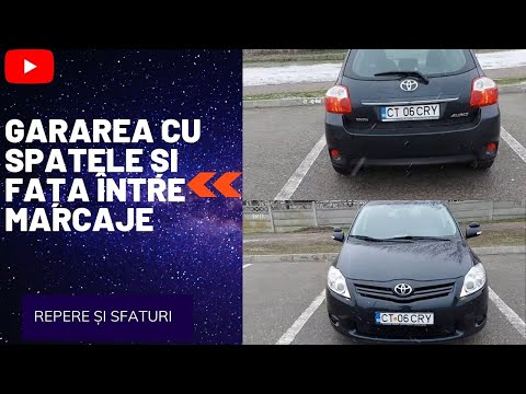 Școala De Șoferi  - GARAREA CU SPATELE ȘI FAȚA ÎNTRE MARCAJE (  REPERE ȘI SFATURI ) Ep 5