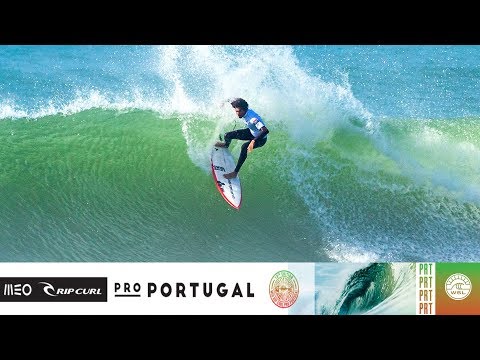 Bourez vs. Rodrigues vs. February - Round One, Heat 12 - MEO Rip Curl Pro Portugal 2018
