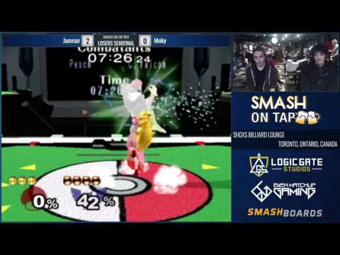 SOT #91 - Jamrun (Peach) vs Moky (Fox, Falcon) - Melee Losers Semis