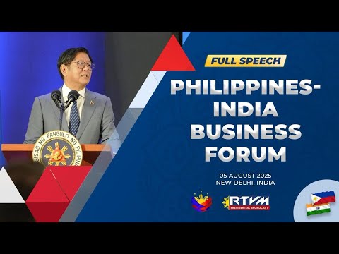 Philippines-India Business Forum (Speech)