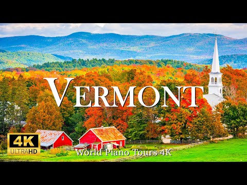 VERMONT 4K • Scenic Relaxation Film With Epic Cinematic Music • 4K Video Ultra HD