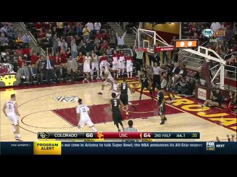 Men's Basketball: USC 94 , Colorado 98 3OT - Highlights (1/29/15)
